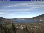 Archiv Foto Webcam Blick vom Schloss Ringberg auf den Tegernsee 13:00