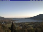 Archiv Foto Webcam Blick vom Schloss Ringberg auf den Tegernsee 06:00