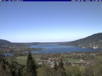 Archiv Foto Webcam Blick vom Schloss Ringberg auf den Tegernsee 13:00