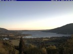 Archiv Foto Webcam Blick vom Schloss Ringberg auf den Tegernsee 05:00