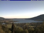 Archiv Foto Webcam Blick vom Schloss Ringberg auf den Tegernsee 06:00