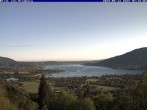 Archiv Foto Webcam Blick vom Schloss Ringberg auf den Tegernsee 06:00