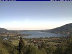 Archiv Foto Webcam Blick vom Schloss Ringberg auf den Tegernsee 07:00