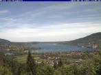 Archiv Foto Webcam Blick vom Schloss Ringberg auf den Tegernsee 11:00