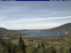 Archiv Foto Webcam Blick vom Schloss Ringberg auf den Tegernsee 13:00