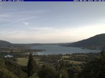 Archiv Foto Webcam Blick vom Schloss Ringberg auf den Tegernsee 06:00