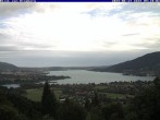 Archiv Foto Webcam Blick vom Schloss Ringberg auf den Tegernsee 07:00