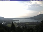Archiv Foto Webcam Blick vom Schloss Ringberg auf den Tegernsee 19:00