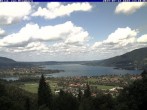 Archiv Foto Webcam Blick vom Schloss Ringberg auf den Tegernsee 11:00
