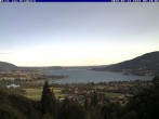 Archiv Foto Webcam Blick vom Schloss Ringberg auf den Tegernsee 07:00
