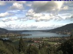 Archiv Foto Webcam Blick vom Schloss Ringberg auf den Tegernsee 09:00