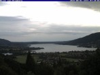 Archiv Foto Webcam Blick vom Schloss Ringberg auf den Tegernsee 05:00