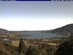 Archiv Foto Webcam Blick vom Schloss Ringberg auf den Tegernsee 07:00