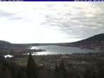 Archiv Foto Webcam Blick vom Schloss Ringberg auf den Tegernsee 08:00