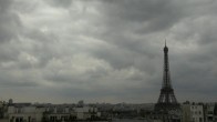 Archiv Foto Webcam Panorama Paris: Blick auf den Eiffelturm 15:00