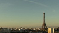 Archiv Foto Webcam Panorama Paris: Blick auf den Eiffelturm 06:00