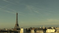 Archiv Foto Webcam Panorama Paris: Blick auf den Eiffelturm 07:00