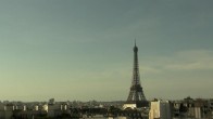Archiv Foto Webcam Panorama Paris: Blick auf den Eiffelturm 09:00