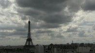 Archiv Foto Webcam Panorama Paris: Blick auf den Eiffelturm 13:00