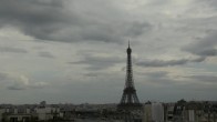 Archiv Foto Webcam Panorama Paris: Blick auf den Eiffelturm 17:00