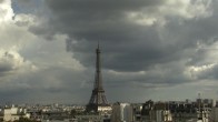 Archiv Foto Webcam Panorama Paris: Blick auf den Eiffelturm 17:00