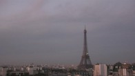 Archiv Foto Webcam Panorama Paris: Blick auf den Eiffelturm 05:00