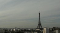 Archiv Foto Webcam Panorama Paris: Blick auf den Eiffelturm 09:00