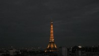 Archiv Foto Webcam Panorama Paris: Blick auf den Eiffelturm 21:00