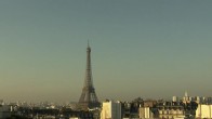 Archiv Foto Webcam Panorama Paris: Blick auf den Eiffelturm 07:00