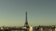 Archiv Foto Webcam Panorama Paris: Blick auf den Eiffelturm 09:00