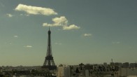Archiv Foto Webcam Panorama Paris: Blick auf den Eiffelturm 11:00