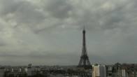 Archiv Foto Webcam Panorama Paris: Blick auf den Eiffelturm 09:00