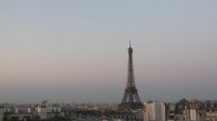 Archiv Foto Webcam Panorama Paris: Blick auf den Eiffelturm 05:00