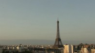 Archiv Foto Webcam Panorama Paris: Blick auf den Eiffelturm 06:00