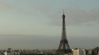 Archiv Foto Webcam Panorama Paris: Blick auf den Eiffelturm 07:00