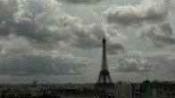 Archiv Foto Webcam Panorama Paris: Blick auf den Eiffelturm 13:00