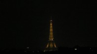 Archiv Foto Webcam Panorama Paris: Blick auf den Eiffelturm 01:00