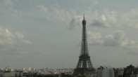 Archiv Foto Webcam Panorama Paris: Blick auf den Eiffelturm 17:00