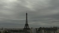 Archiv Foto Webcam Panorama Paris: Blick auf den Eiffelturm 09:00