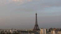 Archiv Foto Webcam Panorama Paris: Blick auf den Eiffelturm 05:00