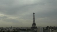 Archiv Foto Webcam Panorama Paris: Blick auf den Eiffelturm 09:00