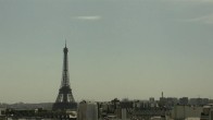Archiv Foto Webcam Panorama Paris: Blick auf den Eiffelturm 13:00