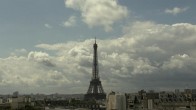 Archiv Foto Webcam Panorama Paris: Blick auf den Eiffelturm 11:00