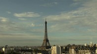 Archiv Foto Webcam Panorama Paris: Blick auf den Eiffelturm 07:00