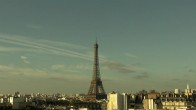 Archiv Foto Webcam Panorama Paris: Blick auf den Eiffelturm 07:00