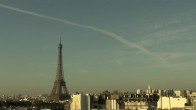 Archiv Foto Webcam Panorama Paris: Blick auf den Eiffelturm 07:00