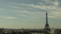 Archiv Foto Webcam Panorama Paris: Blick auf den Eiffelturm 11:00