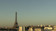 Archiv Foto Webcam Panorama Paris: Blick auf den Eiffelturm 07:00