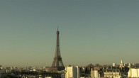 Archiv Foto Webcam Panorama Paris: Blick auf den Eiffelturm 08:00