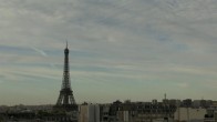 Archiv Foto Webcam Panorama Paris: Blick auf den Eiffelturm 07:00